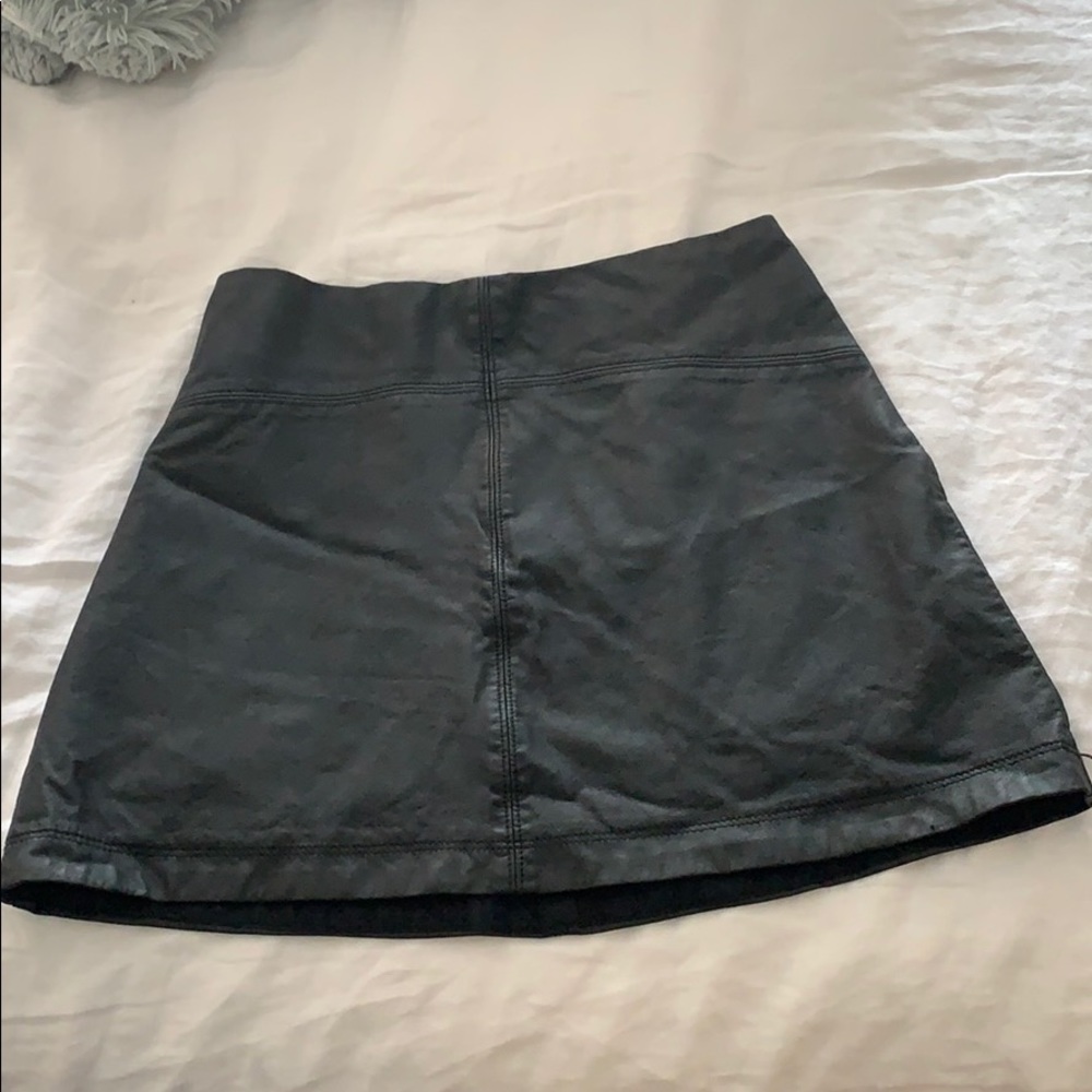 A&F leather skirt
